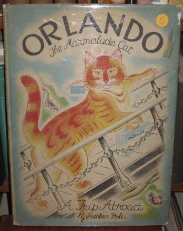 Item #10163 Orlando the Marmalade Cat : A Trip Abroad; First edition, first printing. Kathleen O. B. E. Hale.